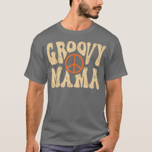 Groovy Mama 70s Aesthetische Nostalgia 1970s Retro T-shirt