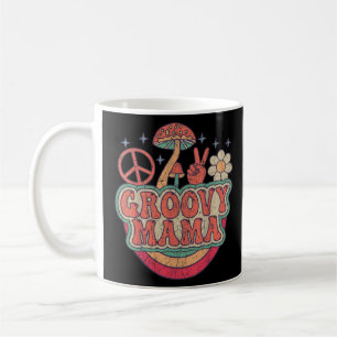 Groovy Mama 70s Esthetische Nostalgie 1970 s Moede Koffiemok