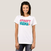 Groovy Mama Flower T-shirt (Voorkant volledig)