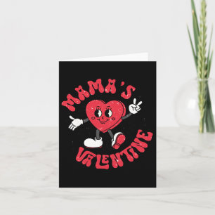 Groovy mama is mijn Valentijn Schattig Hart Jongen Kaart