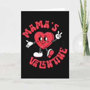 Groovy mama is mijn Valentijn Schattig Hart Jongen Kaart