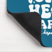 Groovy Mama Of A Heart Warrior Chd Awareness Heart Muismat (Hoek)