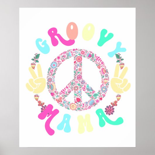 groovy mama, retro, vintage poster (Voorkant)