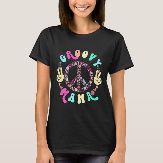 groovy mama, retro, vintage t-shirt (Voorkant)