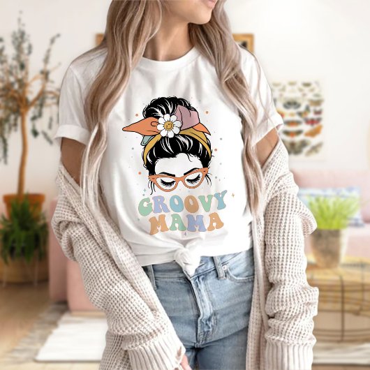Groovy Mama Shirt, Retro Mama T-Shirt