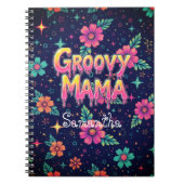 Groovy Mama Spiral Notebook Notitieboek (Voorkant)