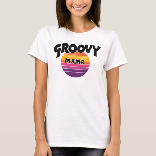 Groovy Mama T-shirt (Voorkant)