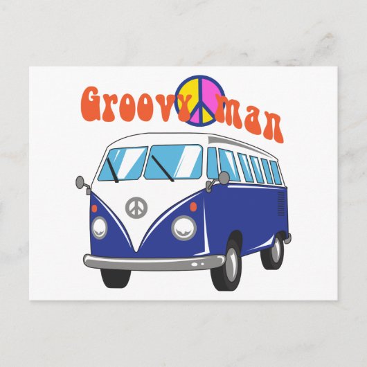Groovy Man Briefkaart (Voorkant)
