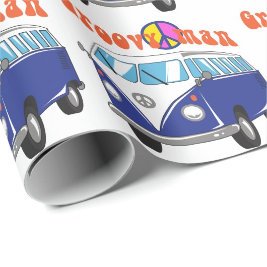 Groovy Man Cadeaupapier (Rol Hoek)