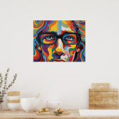 Groovy Man Vibrant Poster (Keuken)