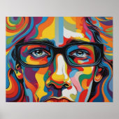 Groovy Man Vibrant Poster (Voorkant)