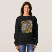 Groovy Master Of Science In Nursing Bloemen Trui (Voorkant volledig)