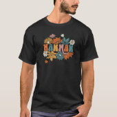 Groovy Mawmaw One Thankful Mawmaw Thanksgiving Fal T-shirt (Voorkant)