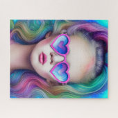 Groovy Meisje Legpuzzel (Horizontaal)