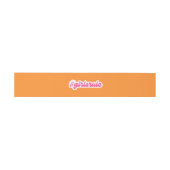 Groovy Meisje Power Baby shower Belly Band Uitnodigingen Wikkel (Vlak)