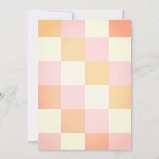 Groovy meisjes dank je kaart (Achterkant)