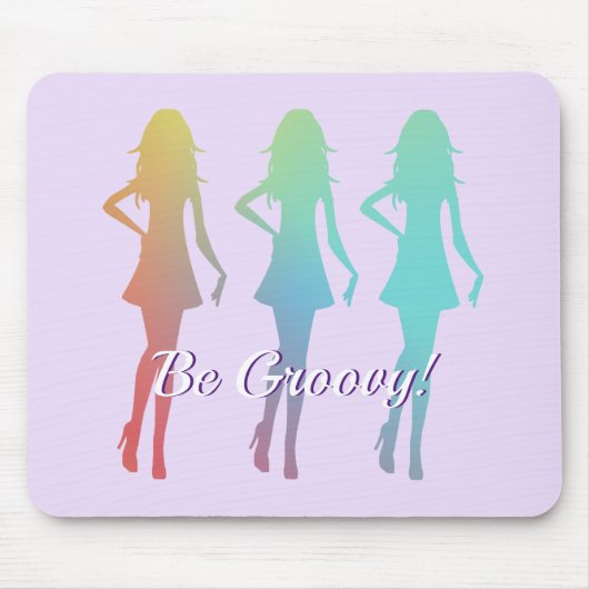 Groovy meisjes muismat (Voorkant)