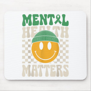 Groovy Mental Health Awareness Month Geestelijke G Muismat