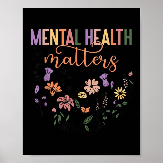 Groovy Mental Health S Human Brain Illness Awarene Poster (Voorkant)