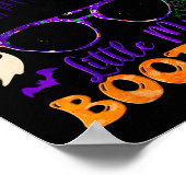Groovy Messy Bun Bootiful Halloween Boo Ghost Girl Poster (Hoek)