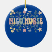 Groovy MICU Zenuwmedische Intensieve Eenheid Keramisch Ornament (Achterkant)