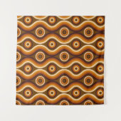 Groovy Mid Century Mod - Earth tone Wandkleed (Voorkant (horizontaal))