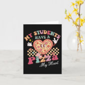 Groovy Mijn Studenten Hebben Pizza Van Mijn Hart L Kaart (Gele Bloem)