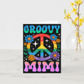 Groovy Mimi Bloemrijke Heup Funny Moederdag Moeder Kaart (Gele Bloem)