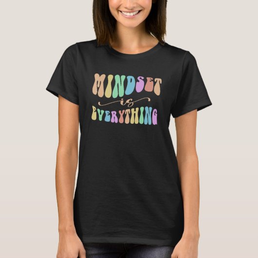 Groovy MINDSET EVERYTHING Future Millionaire in Tr T-shirt (Voorkant)
