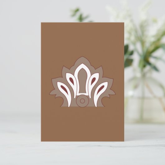 Groovy & Minimalist Thank You Cards | Square Bedankkaart (Staand voorkant)