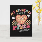Groovy M'n Studenten Hebben Pizza Van Mijn Hart Le Kaart (Gele Bloem)