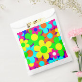 Groovy  mod bloemenpracht bedankzakje (Gezegeld)