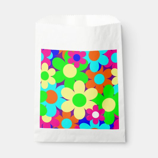 Groovy  mod bloemenpracht bedankzakje (Voorkant)