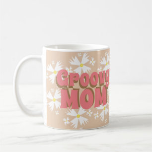 Groovy Moederdag mam Daisy Photo Coffee Mok