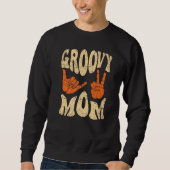 Groovy Mom 70s Aesthetic Nostalgia 1970's Retro Mo Trui (Voorkant)