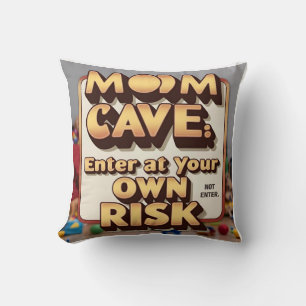 Groovy Mom Grot Kussen - Retro 3D