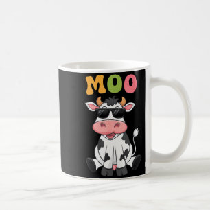 Groovy Moo Koe - Grappige Boer Koe Mannen Vrouwen Koffiemok