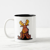 Groovy Moose Two-Tone Coffee Mok (Links)
