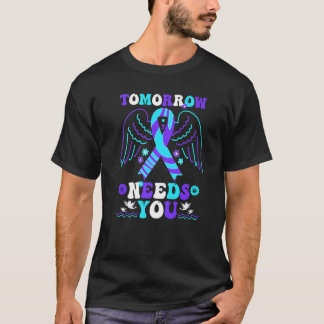 Groovy Morgen heeft je zelfmoordpreventie nodig T-shirt