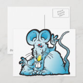 Groovy Mouse Briefkaart (Voorkant / Achterkant)