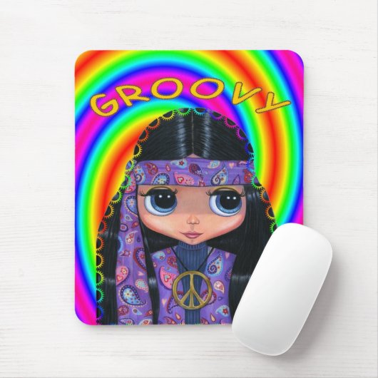 Groovy Mousepad Muismat (Met muis)