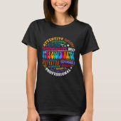 Groovy Mtss Coordinator School Counselor School Ps T-shirt (Voorkant)