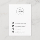 Groovy Mushroom Trippy Retro Verdien Bezig Vertoni Visitekaartje (Achterkant)