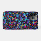 Groovy Mushrooms Patroon Case-Mate iPhone Case (Achterkant (horizontaal))