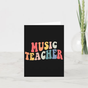 Groovy Music Teacher Team Teacher Byck naar school Kaart