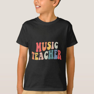 Groovy Muziekleraar Teamleraar Byck Naar School  T-shirt