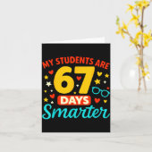 Groovy My Students Are 67 Days Smarter 67 Meme For Kaart (Gele Bloem)