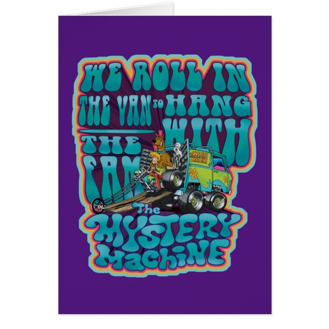 Groovy Mystery Machine Fam Graphic (Voorkant)