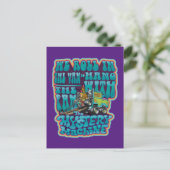 Groovy Mystery Machine Fam Graphic Briefkaart (Staand voorkant)