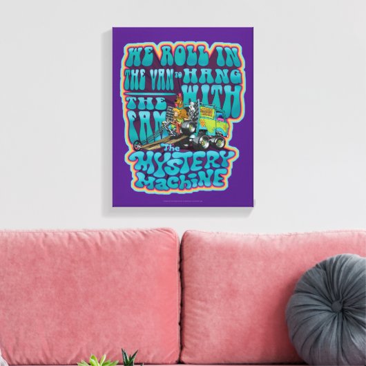 Groovy Mystery Machine Fam Graphic Canvas Afdruk (Insitu (Woonkamer))